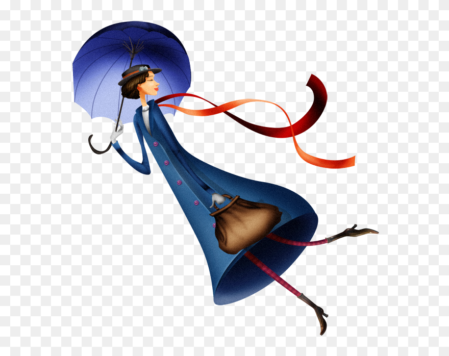 Kite Clipart Mary Poppins - Mary Poppins Desenhos - Png Download