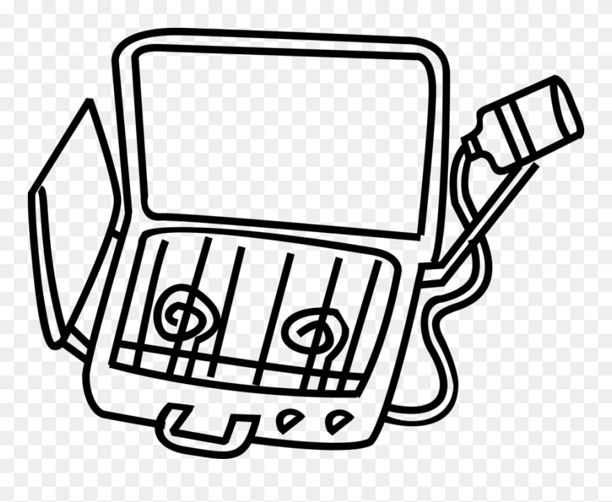 Vector Illustration Of Outdoor Camping Propane Gas - Camp Stove Clipart - Png Download