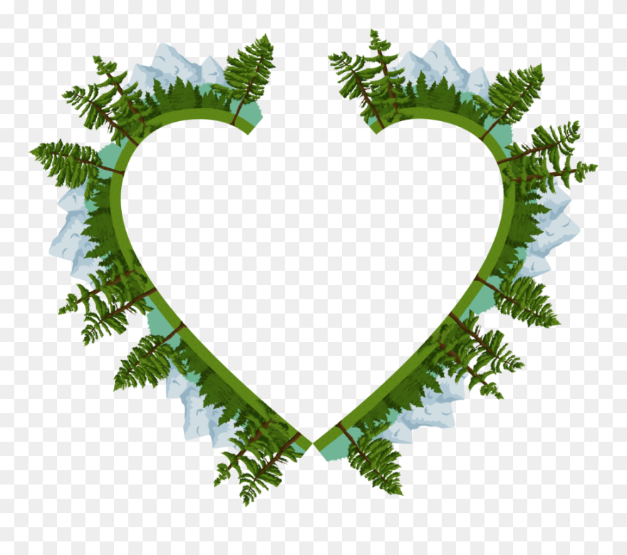Heart,plant,flower - Portable Network Graphics Clipart