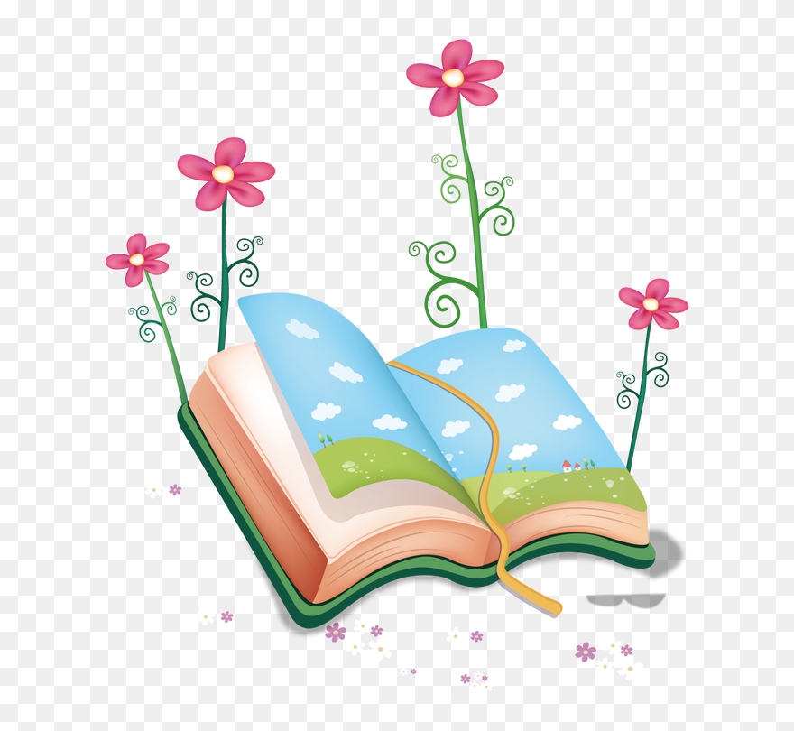 Picture - Fairy Reading Clipart - Png Download