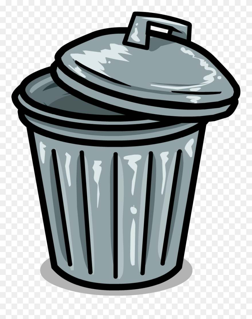 Clipart Trash Can Png Transparent Png