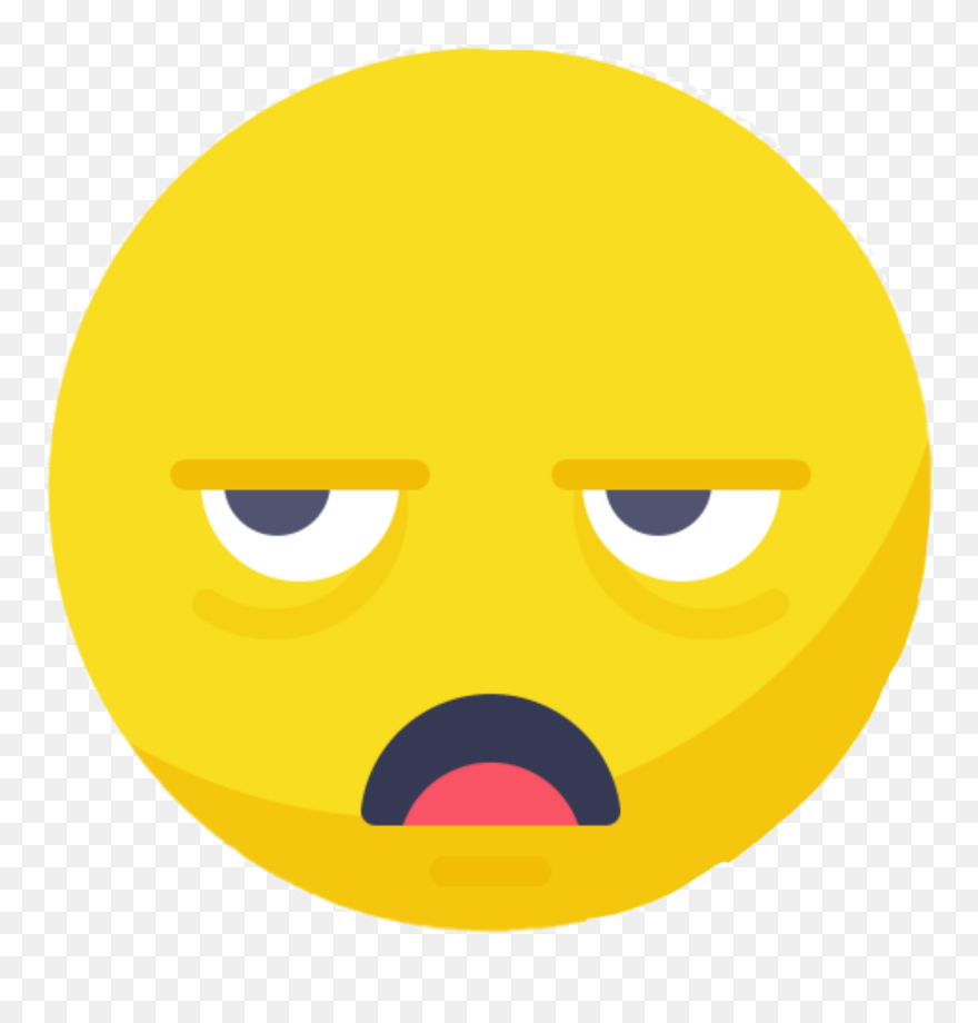 Bored Clipart Bored Emoji - Bored Icon Png Transparent Png