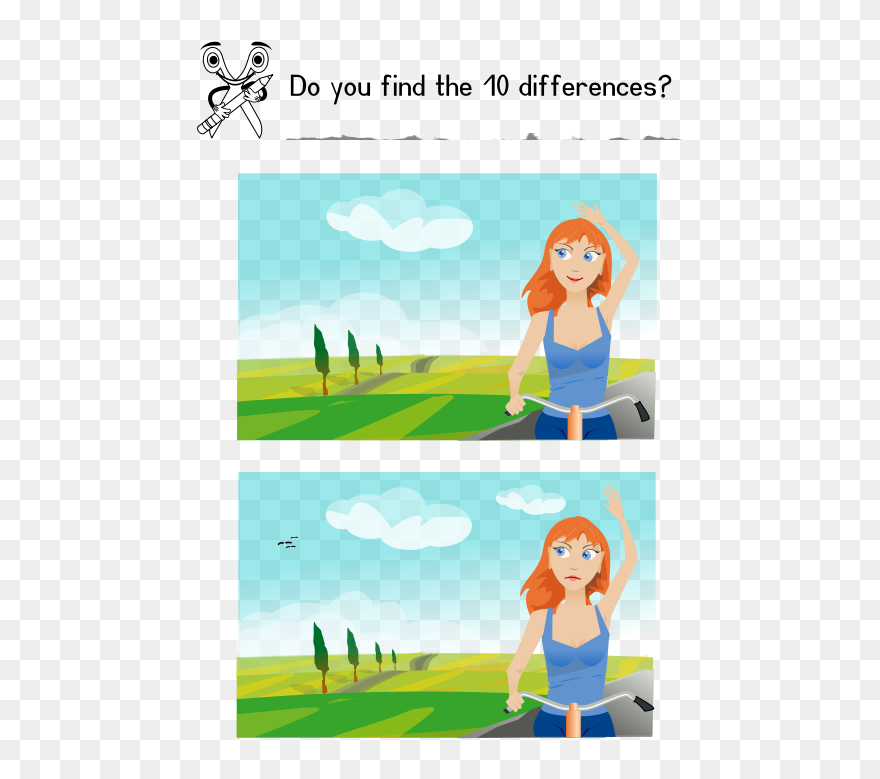 Cb Boring Day - Spot The Difference Esl Learners Clipart