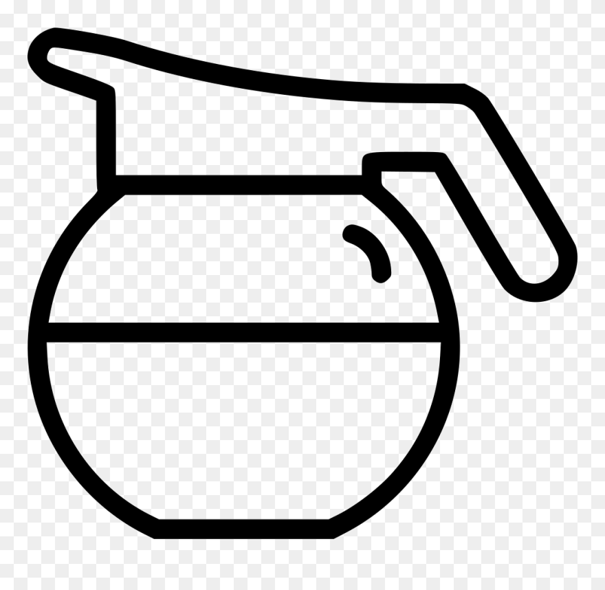 Transparent Jug Clipart - Water Black And White Png