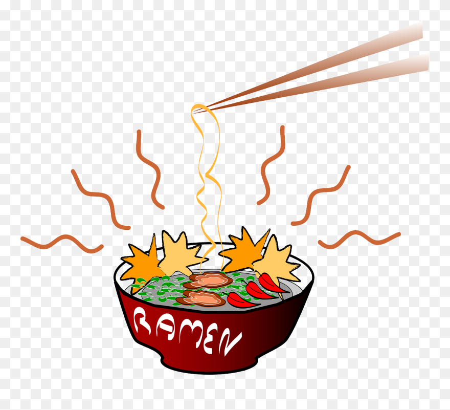 Ramen Japanese Cuisine Instant - Ramen Noodles Clipart - Png Download