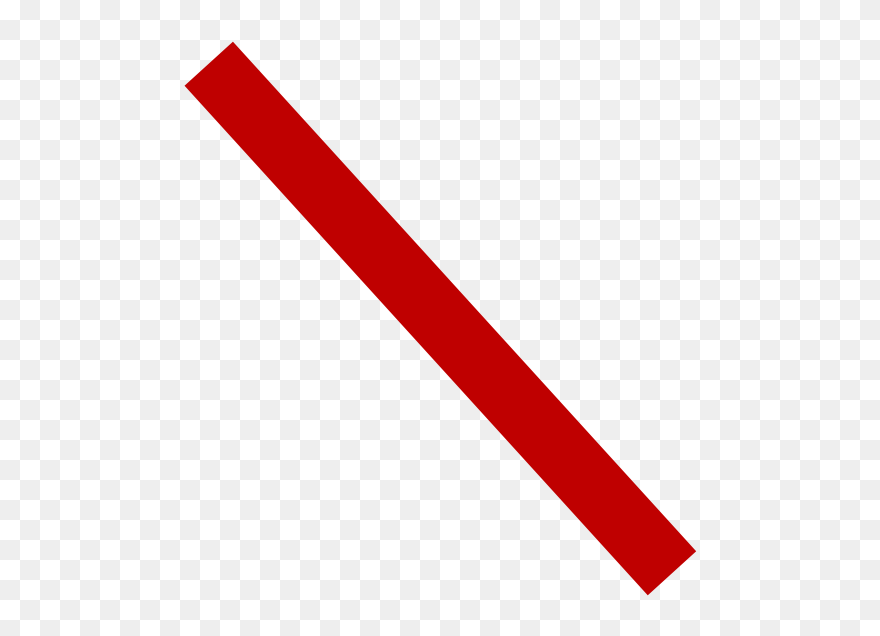 Red Circle With Slash Png - Red Slash Clipart Transparent Png