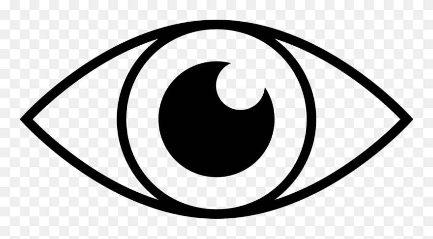 Line Art,area,monochrome Photography - Eye Line Drawing Simple Clipart