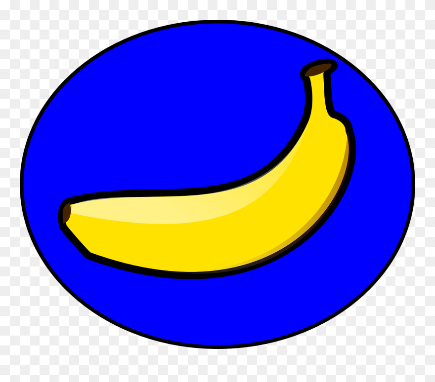 Banana Fruit Yellow Free Photo - Clip Art - Png Download