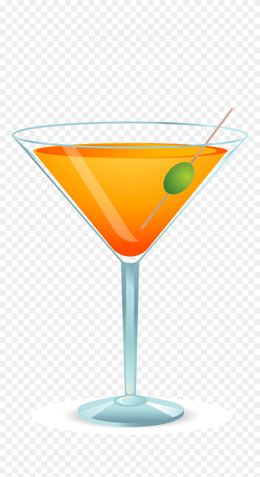 Cocktail Martini Orange Juice Clip Art - Martini Clip Art Png Transparent Png