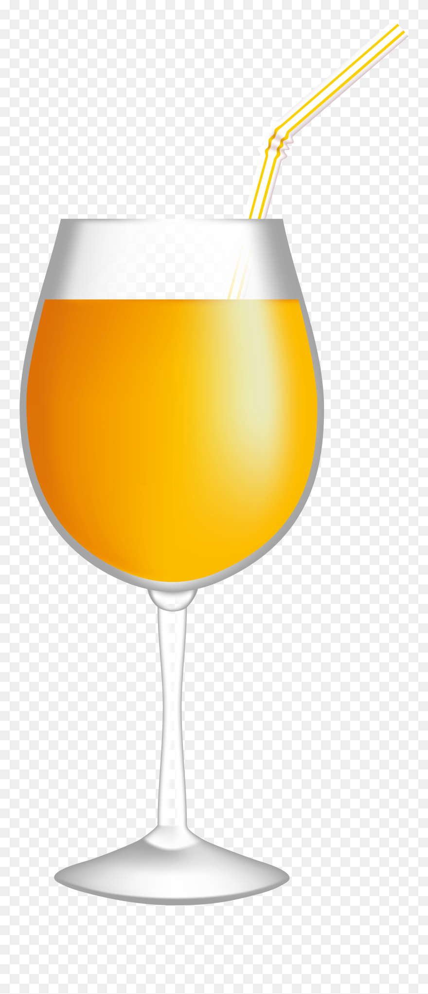 Orange Juice Png Transparent Clip Art Image - Juice Glass Clipart Png