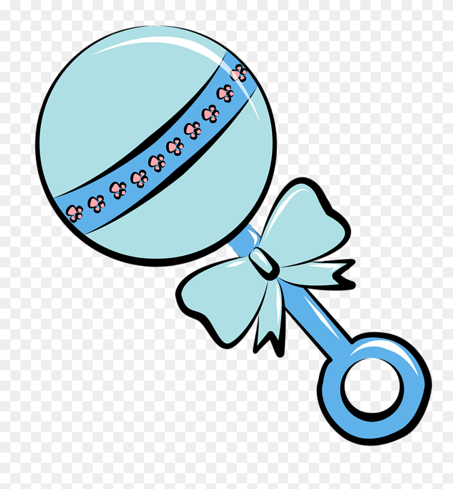 Infant Clipart Block - Transparent Background Baby Rattle Clipart - Png Download