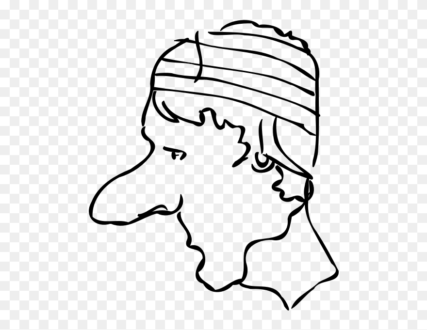 Bandaged Head Vector Image Clipart