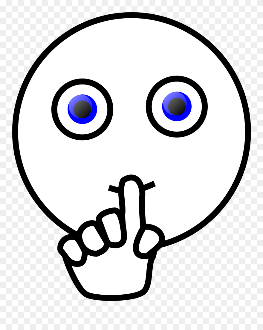 Quiet Clipart , Png Download - Quiet Clipart Black And White Transparent Png