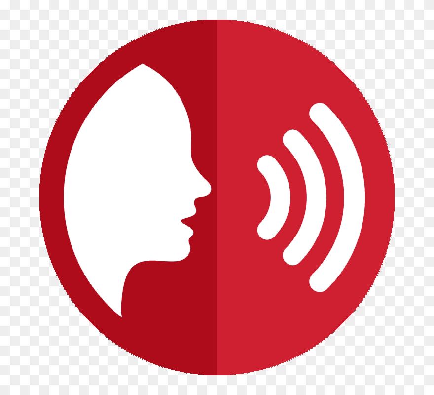 E-commerce And Voice Search - Text To Speech Icon Clipart