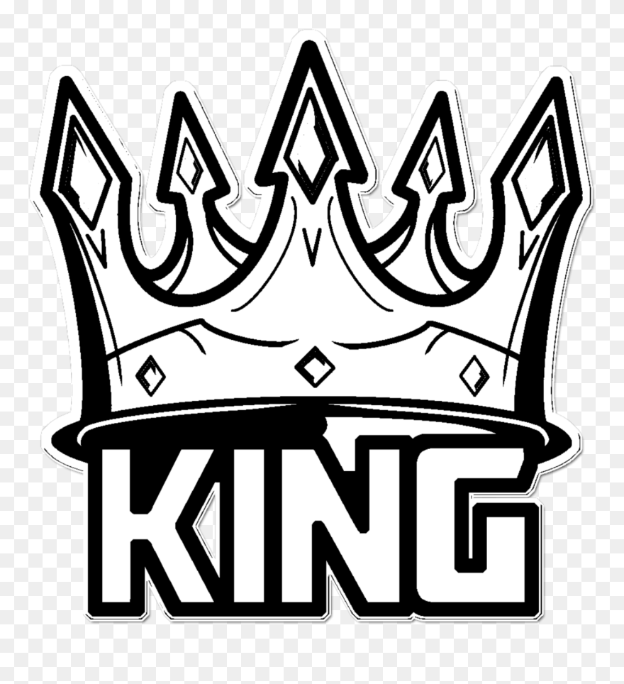 Transparent King Crown Clipart Black And White - King Crown Black And White Clipart - Png Download
