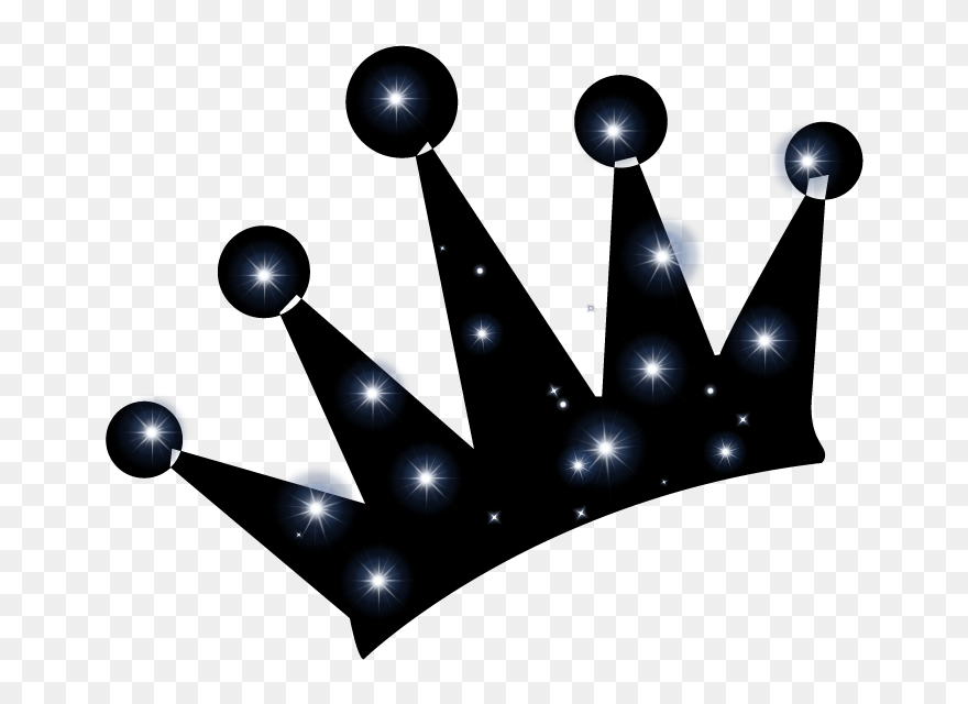 Transparent Silhouette Clipart Of Black - Crown Png