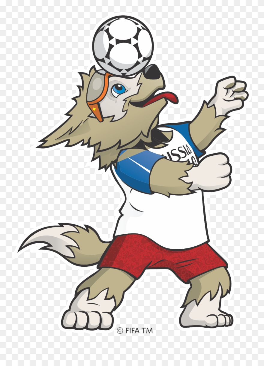 Mascote Da Copa 2018 Clipart Svg Free Download Copa - Fifa World Cup 2018 Mascot Png Transparent Png
