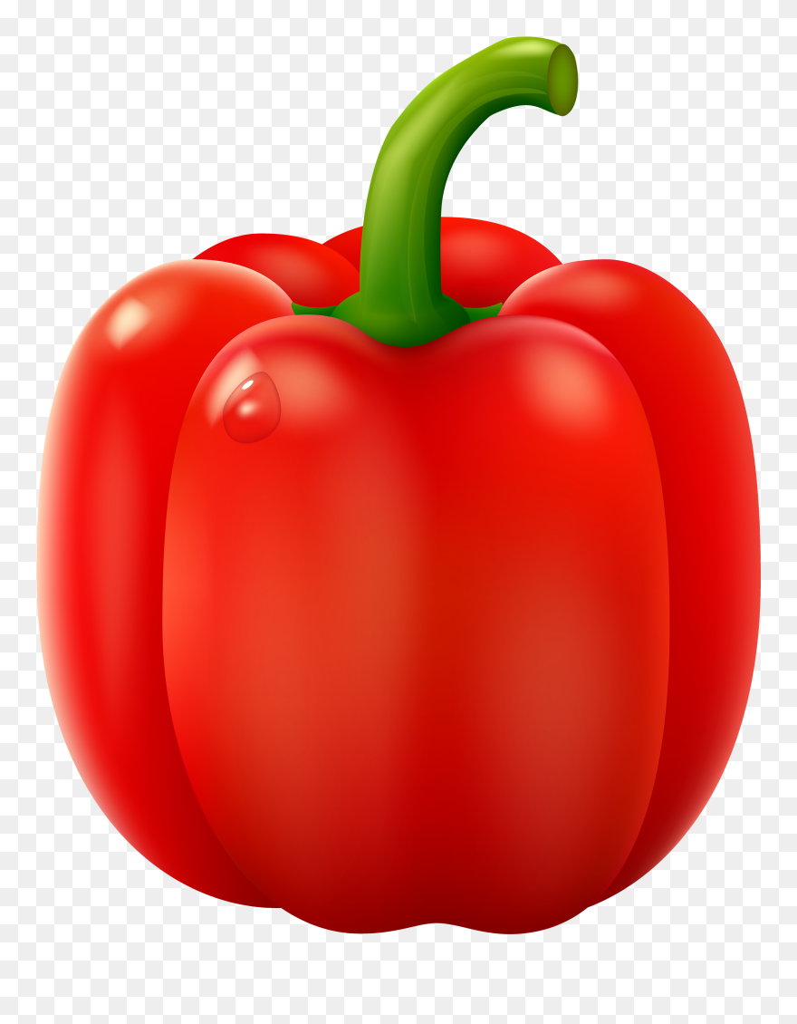 Red Pepper Png Clipart - Red Bell Pepper Clip Art Transparent Png