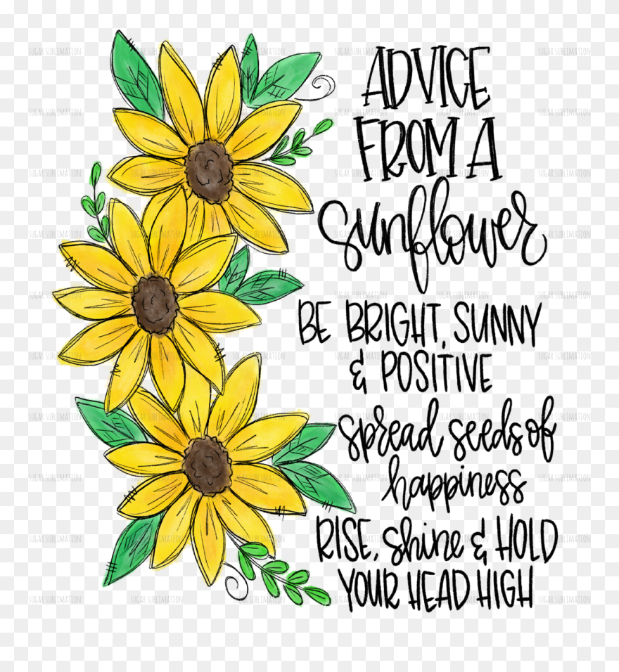 Cut Out Sunflower Printable Clipart