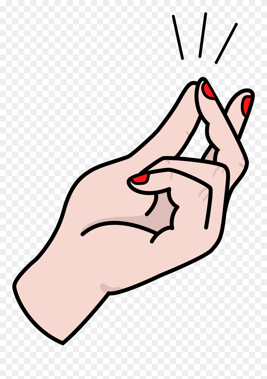 Snapping Fingers - Finger Clipart Snap - Png Download