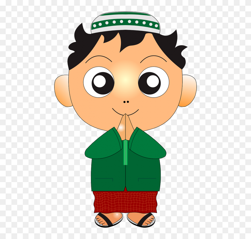 Kid Moslem Child Clipart