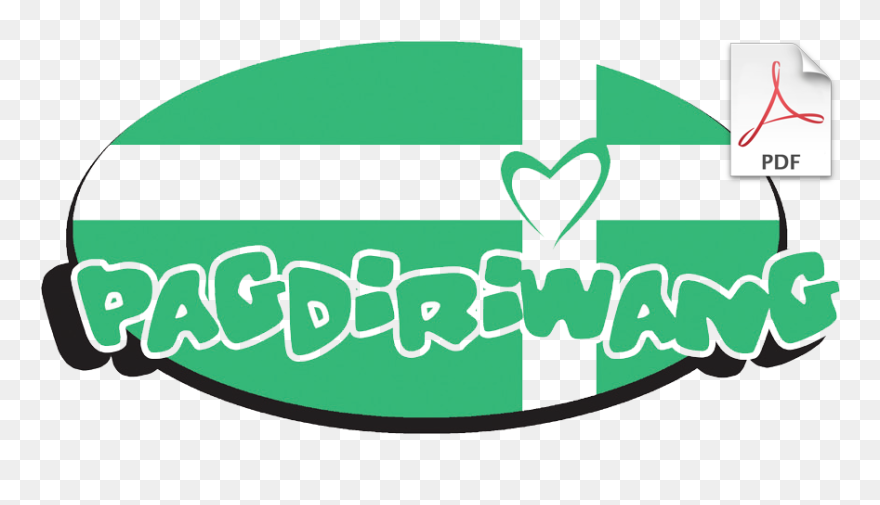 Pagdiriwang Logo Green With Pdf Logo - Pdf Icon Vector Clipart