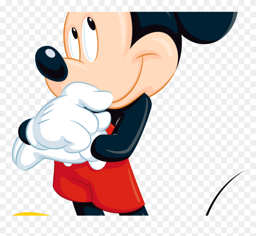 Transparent Sad Kid Png - Gif Mickey Mouse Png Clipart