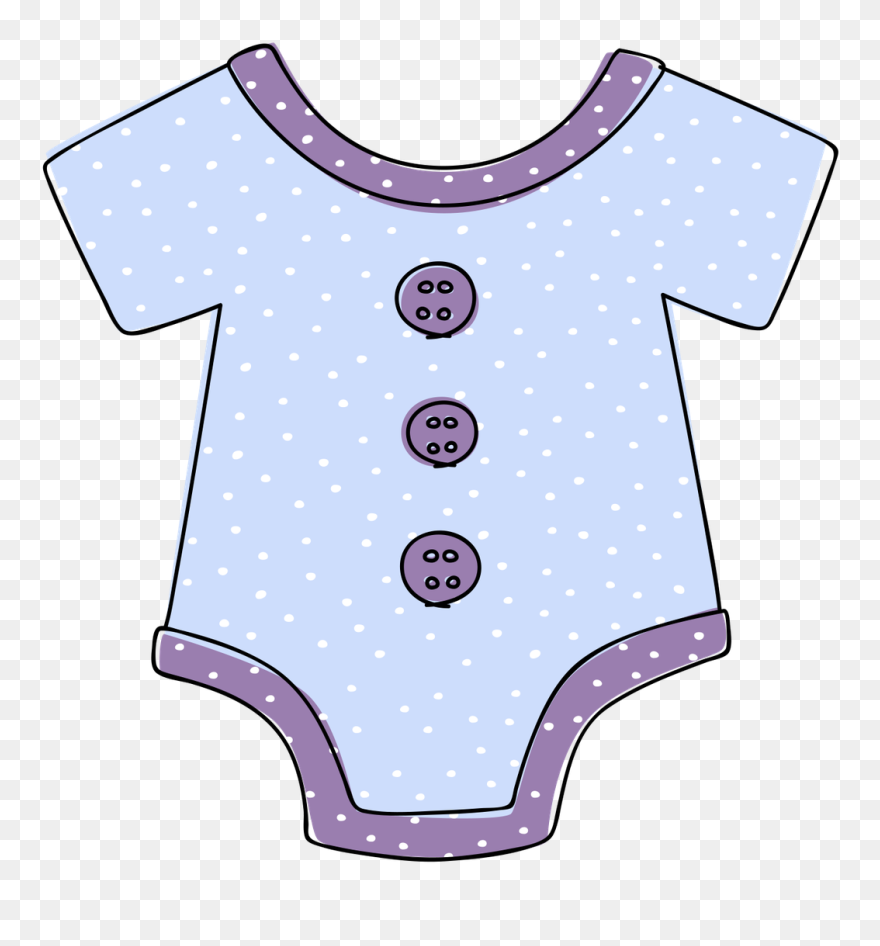 Baby Onesie Clipart - Png Download