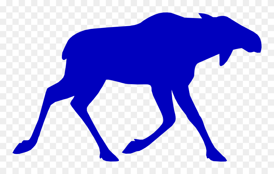 Caution Moose Clipart