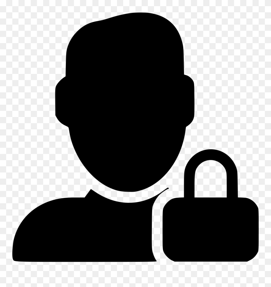 Lock User - User With Question Mark Clipart