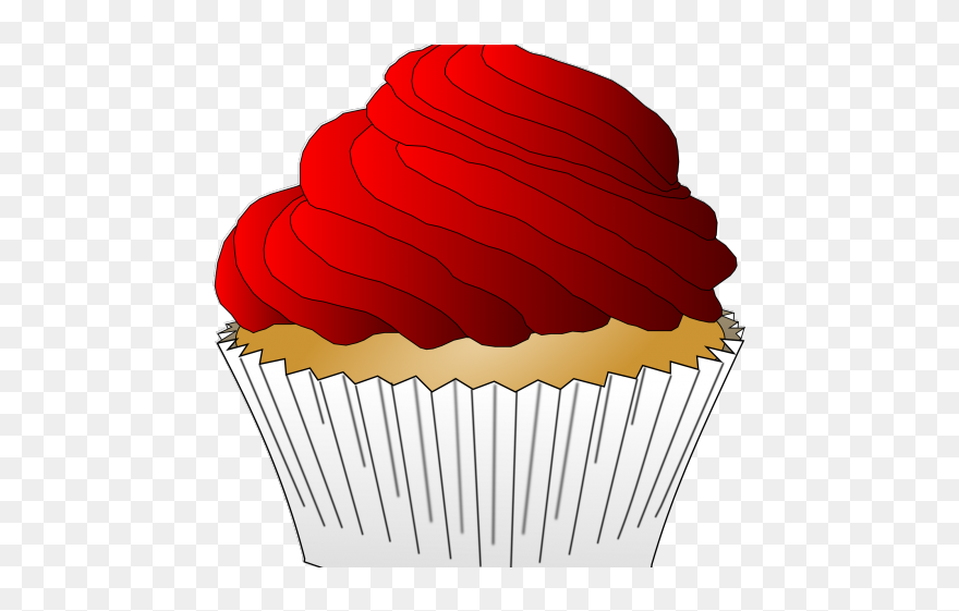 Clipart Red Cupcake Png Transparent Png