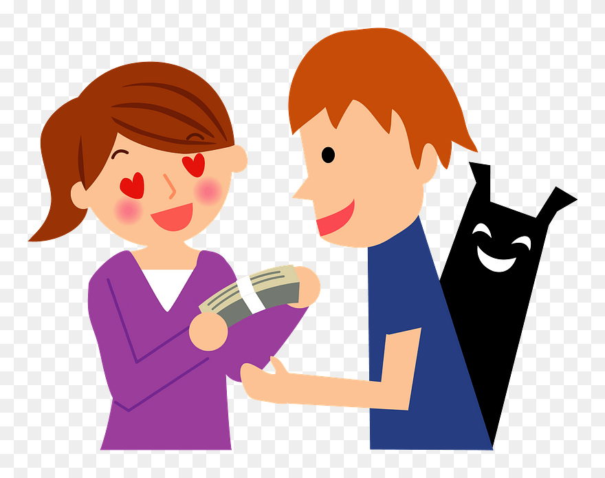 Marriage Fraud Clipart - Cartoon - Png Download
