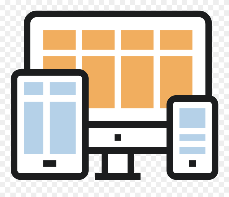 Mavidea Web Design Responsive Icon - Responsive Web Design Responsive Icon Png Clipart