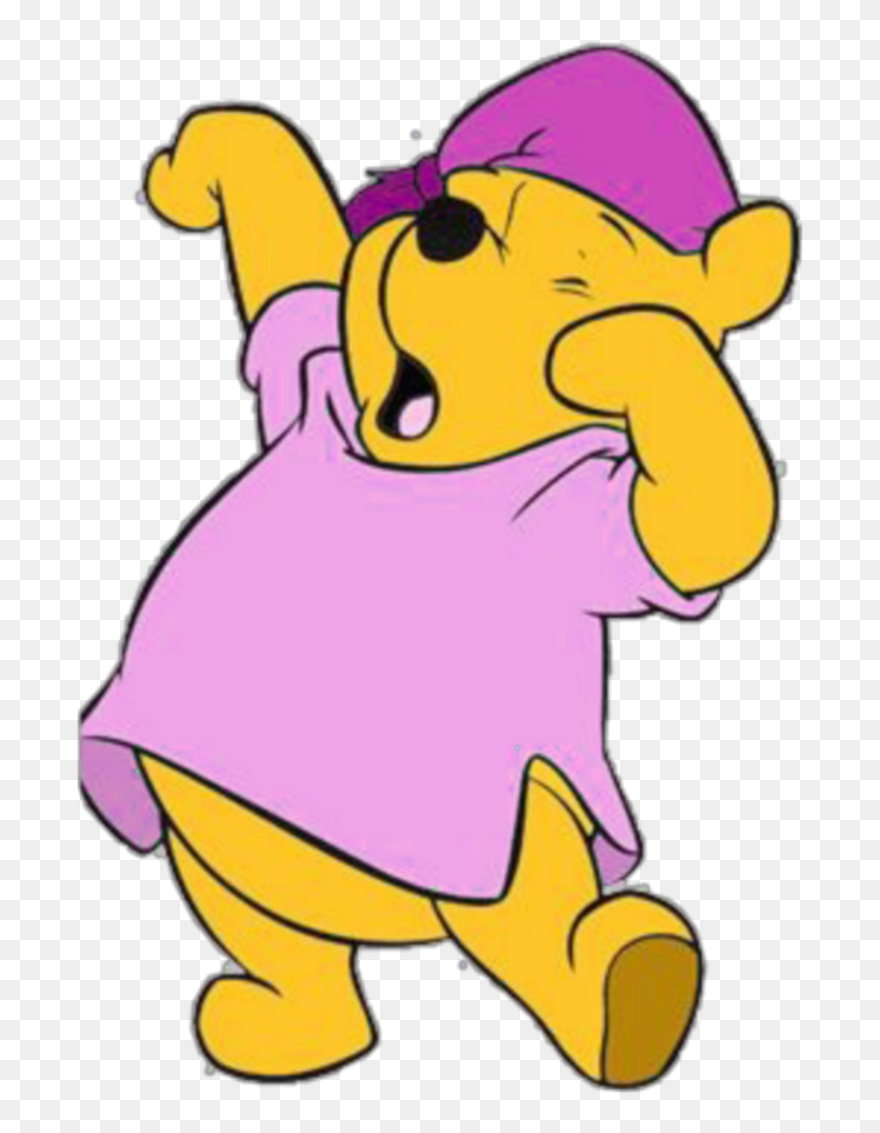 #yawning #yawn #wakeyp #morning #goodmorning #tired - Winnie The Pooh Tired Clipart