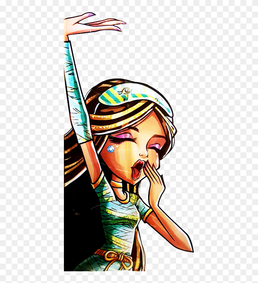 Monster High Cleo Is Tired Clipart