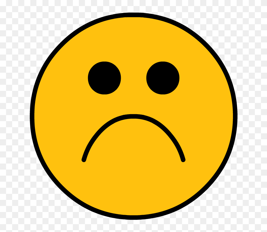 Emoticon - Sad Smiley Clipart