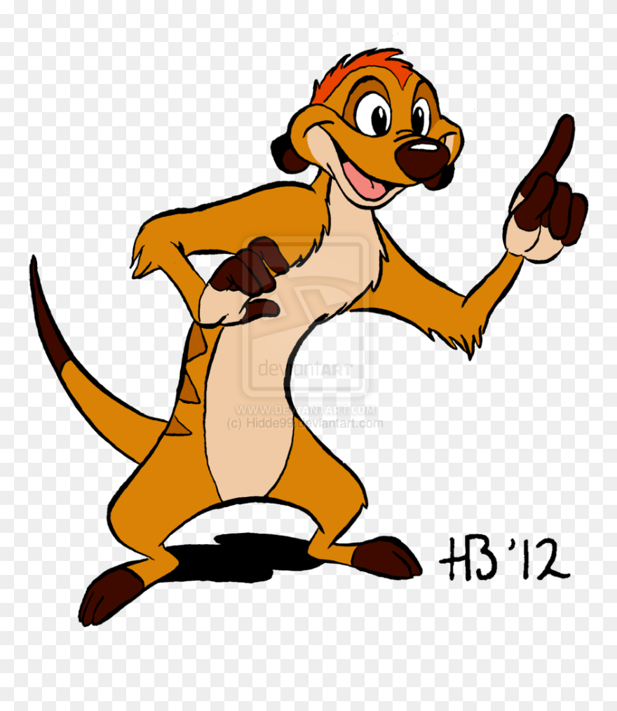 Meerkat Clipart Timon - Timon Y Pumba Dibujo - Png Download