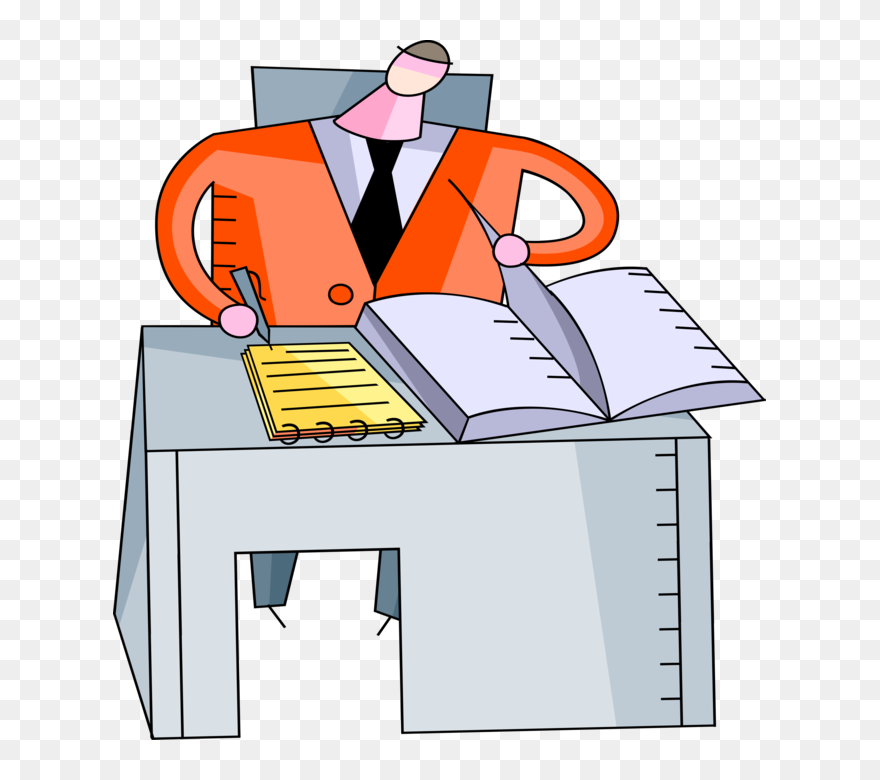Entrepreneur Completes At Vector - Cartoon Clipart