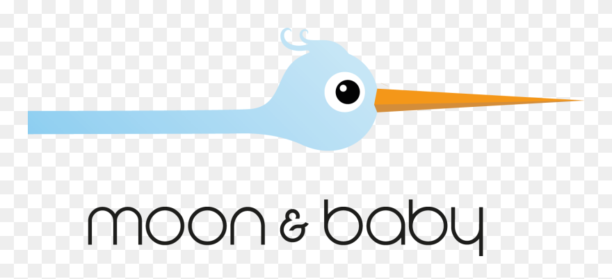 Organic Baby Essentials Moon Clipart