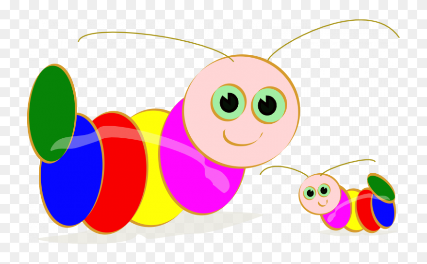 Transparent Worm Clipart - Clipart Of Caterpillar - Png Download
