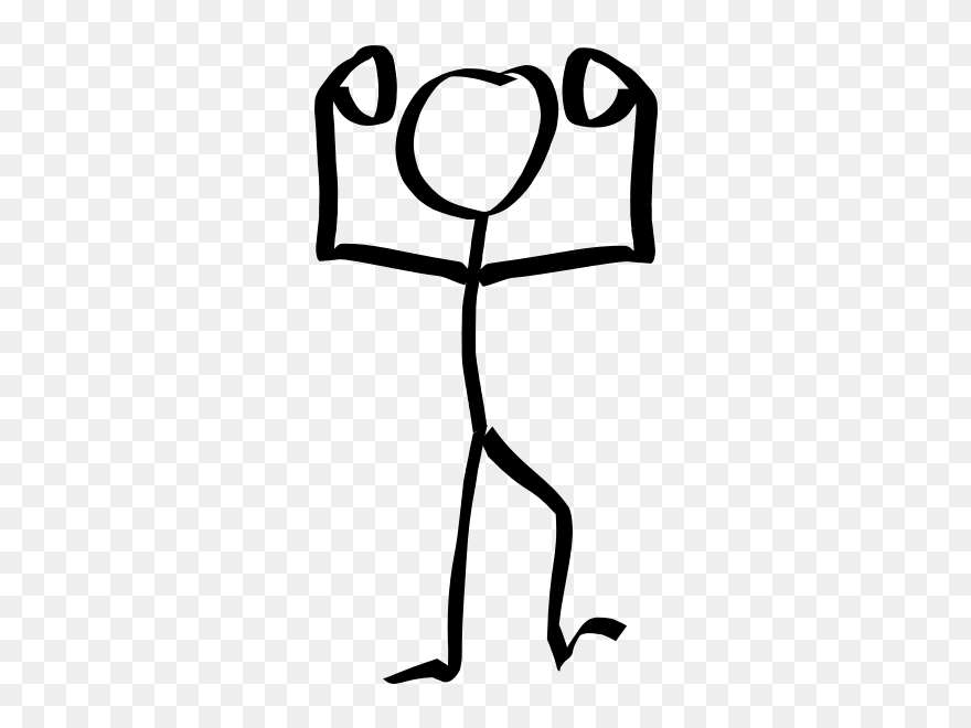 Stick Figure Throwing Ball Clipart