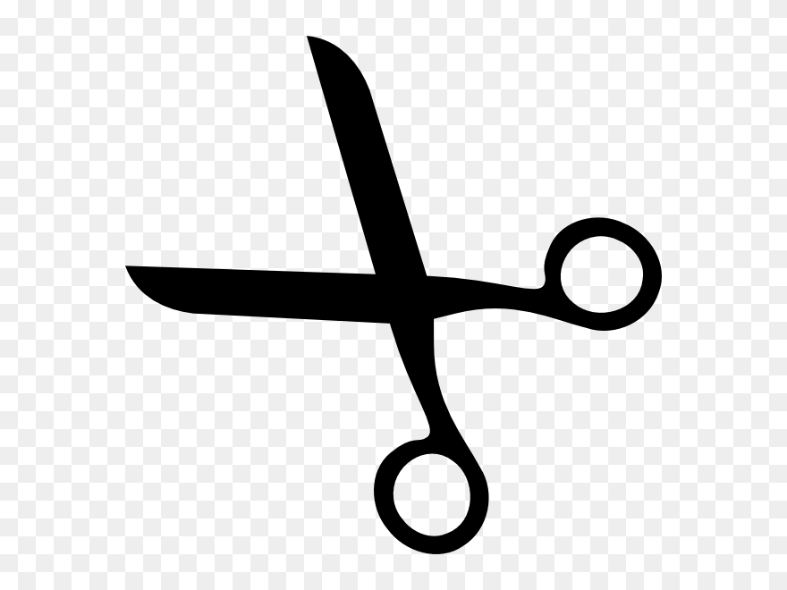 Opening Vector Scissors Transparent & Png Clipart Free - Black Scissors Clip Art