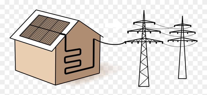 Saving House Electricity Clipart