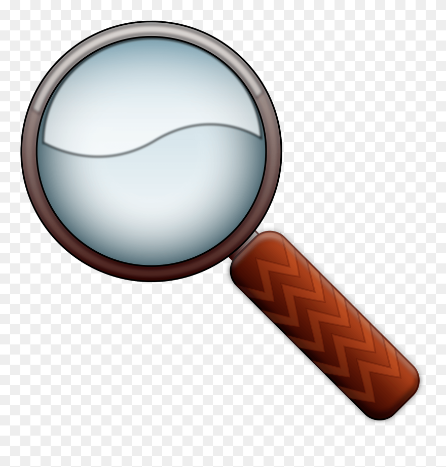 Magnifying Glass Clipart Colored - Png Download