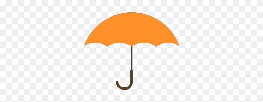 Orange Umbrella Png Icons - Umbrella Clipart