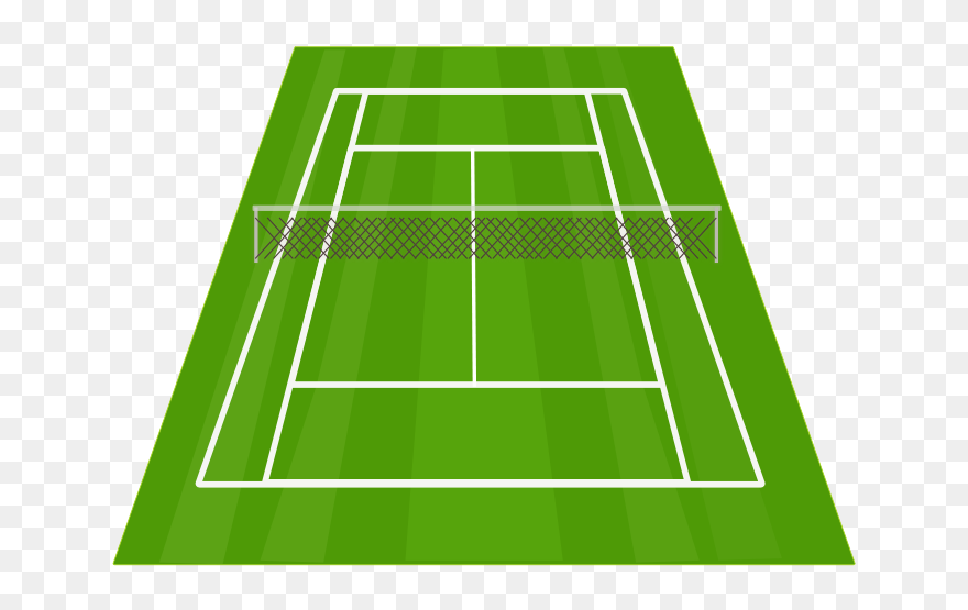 Tennis Court Clip Art - Png Download
