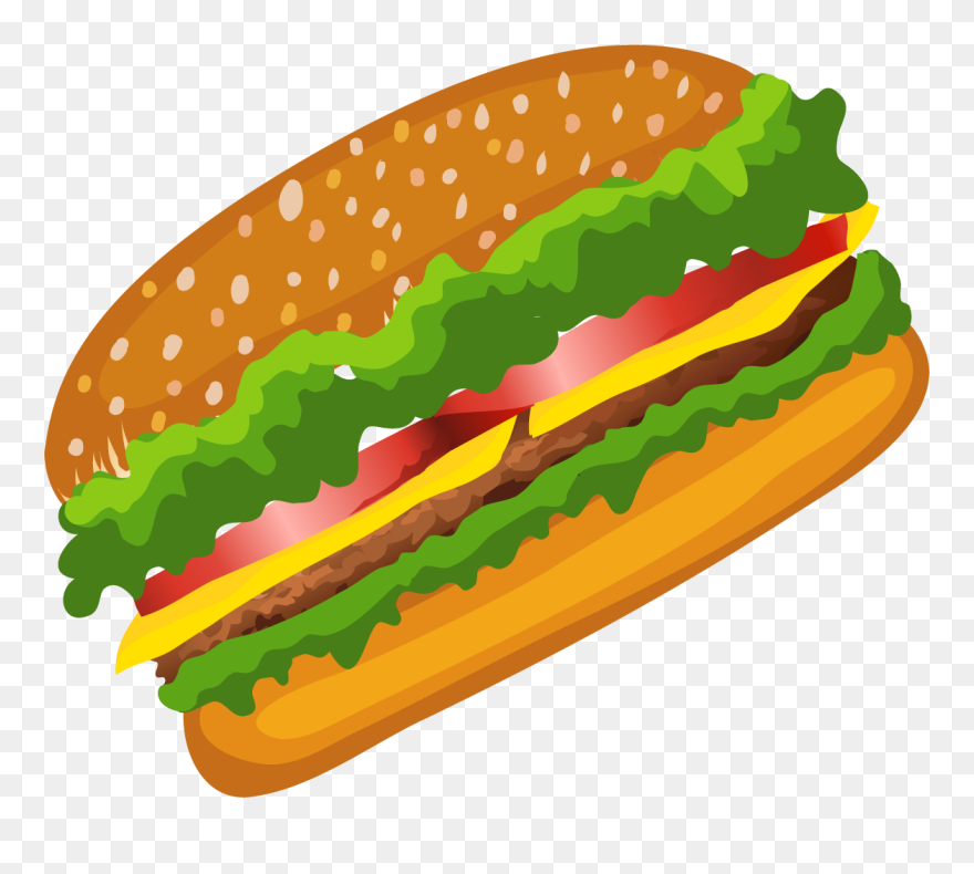 Transparent Free Clipart Of Hamburgers And Hotdogs - Chicago-style Hot Dog - Png Download