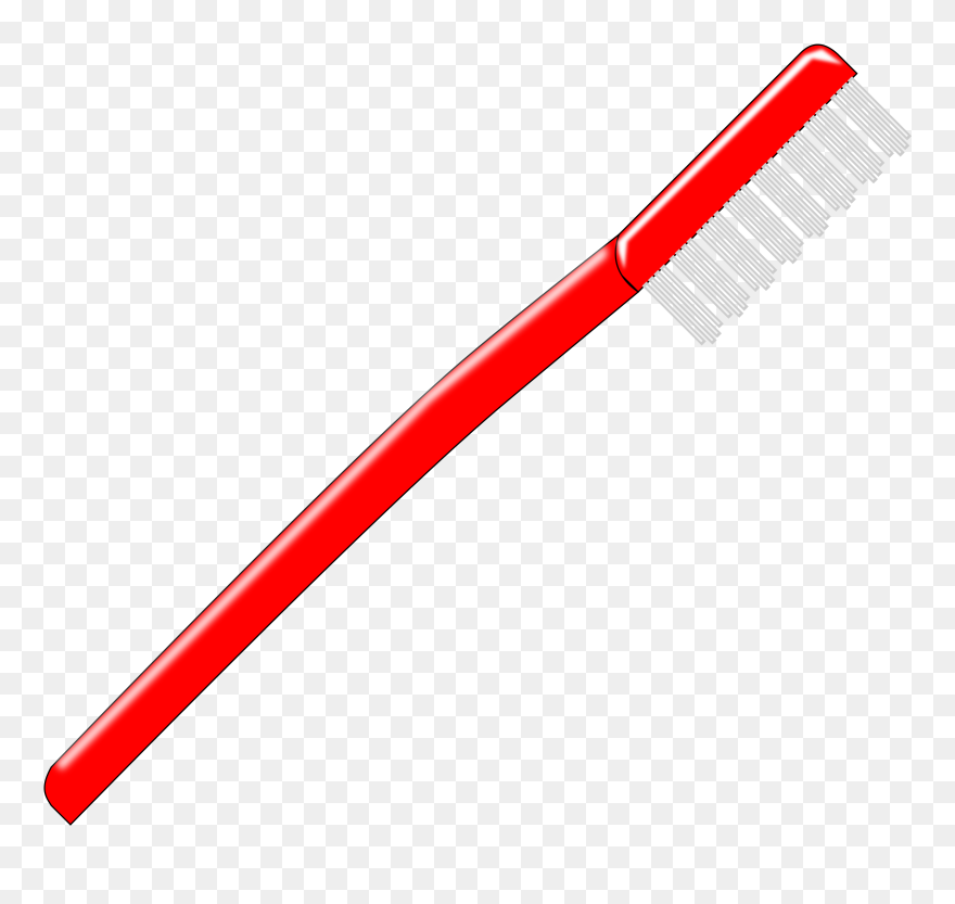 Big Image Png - Red Toothbrush Clipart Transparent Png