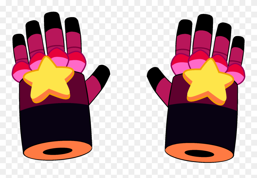 Mime Gloves Png - Steven Universe Garnet Weapon Clipart