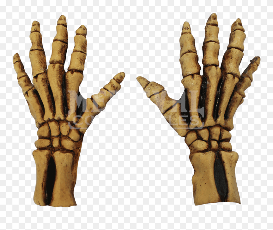 Latex Skeleton Gloves Clipart , Png Download - Bone Skeleton Gloves Transparent Png